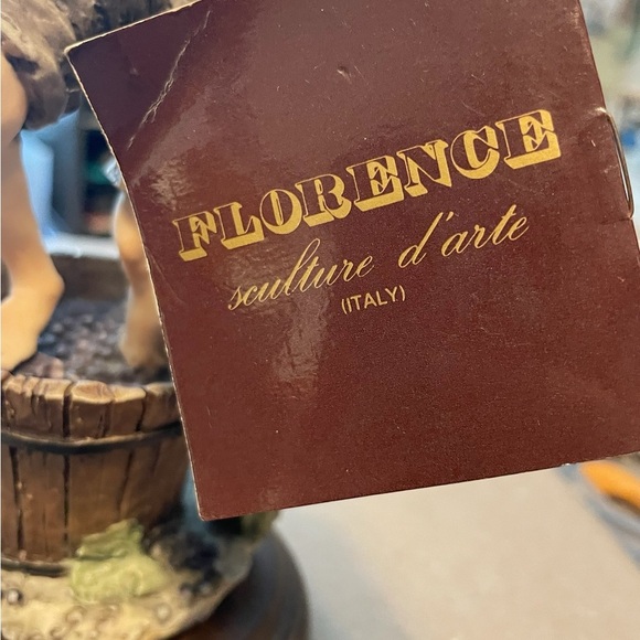 Giuseppe Armani Porcelain Figurine Boy Stomping Grapes Signed - Picture 4 of 6